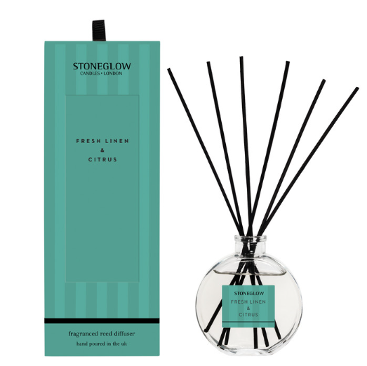 Stoneglow Modern Classics - Fresh Linen & Citrus - Scented Reed Diffuser 120ml