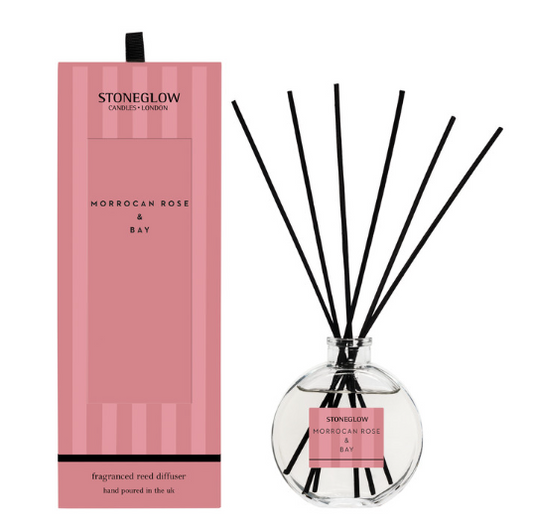 Stoneglow Modern Classics - Moroccan Rose & Bay - Scented Reed Diffuser 120ml
