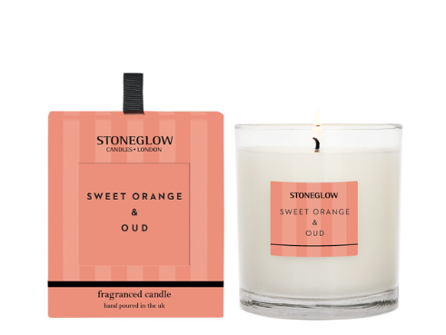 Stoneglow Modern Classics - Sweet Orange & Oud - Scented Candle - Boxed Tumbler