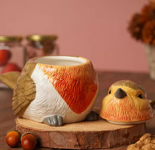 Country Living Robin Storage Jar