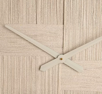 Hestia Thread Wall Art Clock - Cream