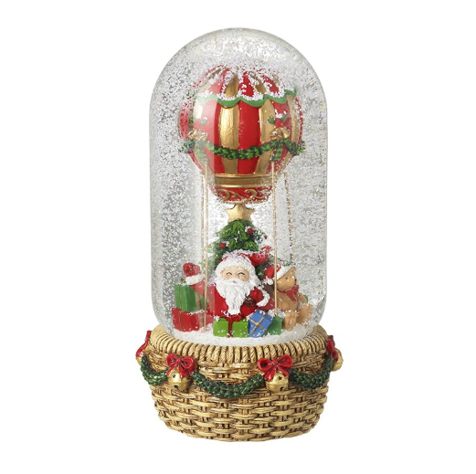 Large Hot Air BalloOn Snowglobe