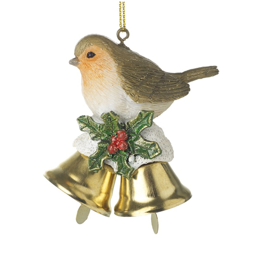 Robin & Gold Bells Hanger