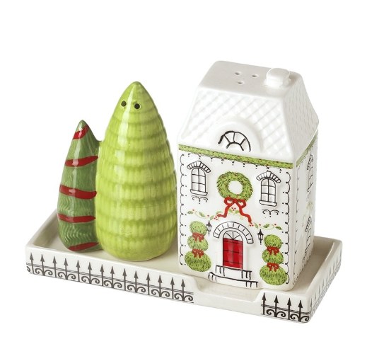 House & Tree Salt & Pepper Shakers Set