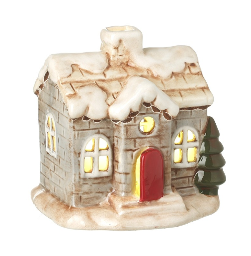 Light Up Cottage 11cm