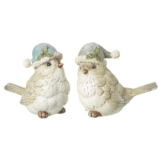 Bird In Christmas Hats