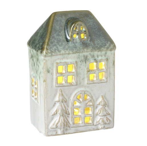 Green Ceramic House with Led