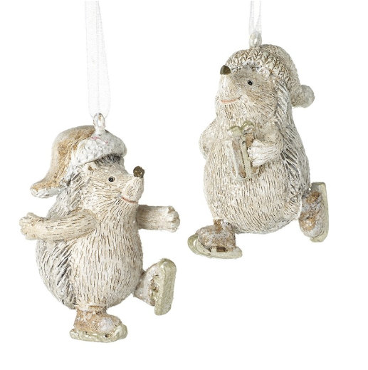 Ice Skating Hedgehog Hanger