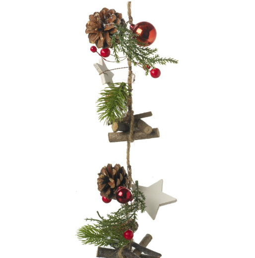 Woodland Fir Berry Star Garland