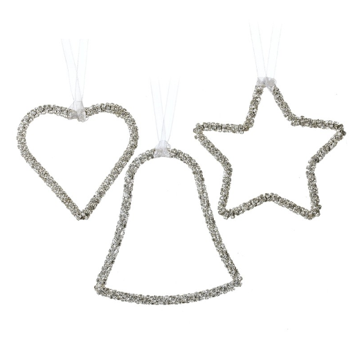 Hanging Silver Ornament