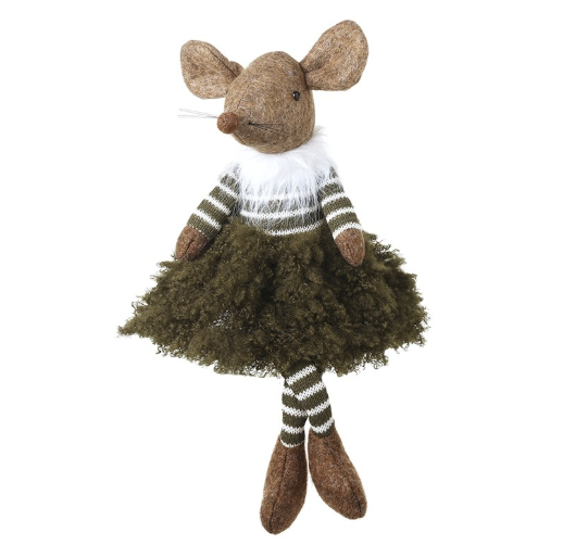 Mouse In Green Fluffy Skirt