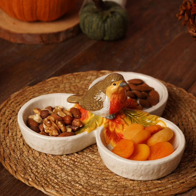 Country Living Robin Triple Dish Serving Tray