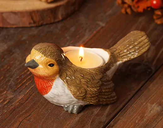 Country Living Robin Tea Light Holder