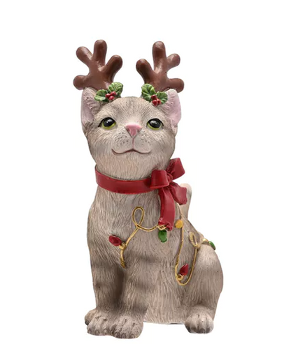 Santa & Friends Cat with scarf