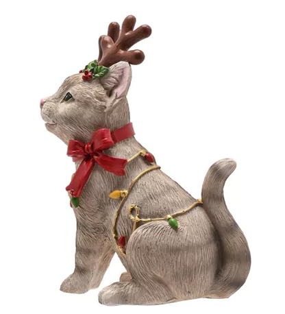 Santa & Friends Cat with scarf