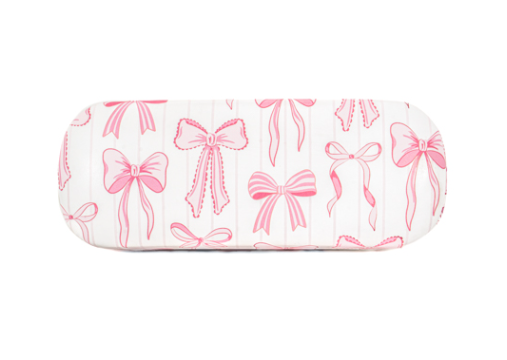 Pink Bow Glasses Case