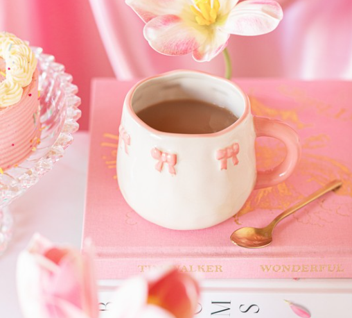 Pink Bow Mug