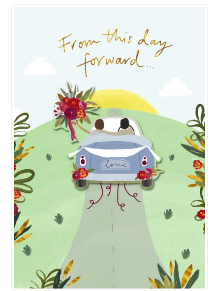From this day forward Wedding Card