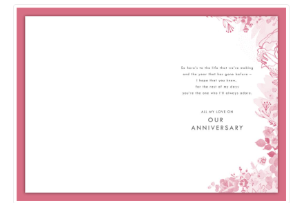 Celebrating Our Anniversary Card