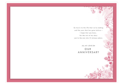 Celebrating Our Anniversary Card