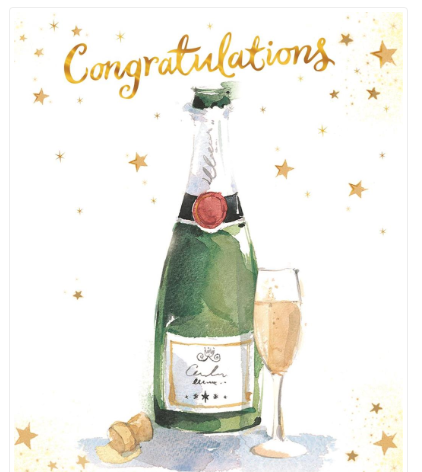 Congratulations Open Card