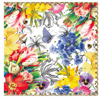 Floral & Butterfly Card