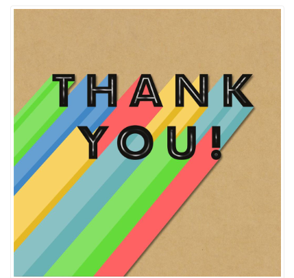 Thank you Blank Card