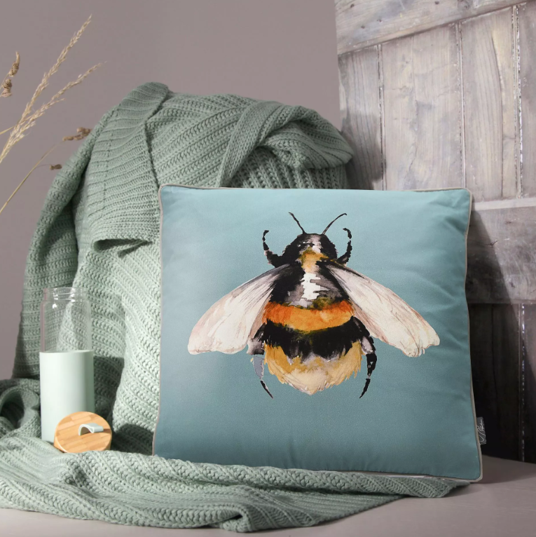 Meg Hawkins Bee Cushion 40cm