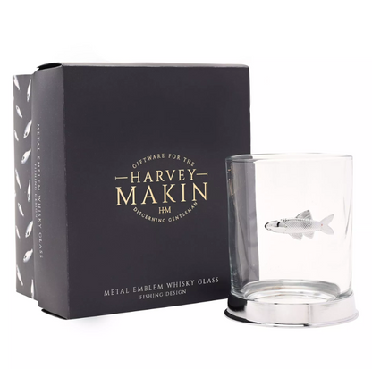 Harvey Makin Whisky Glass - Fishing