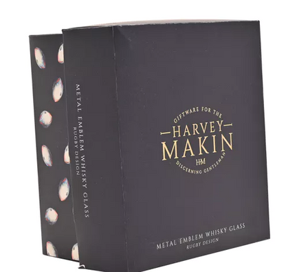 Harvey Makin Whisky Glass - Rugby