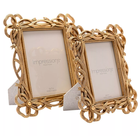 Bowknot Design Resin Photo Frame