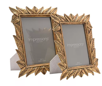 Leaf Design Resin Photo Frame