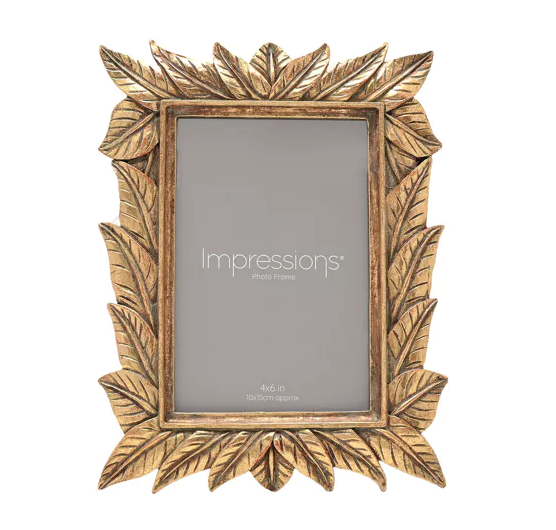 Leaf Design Resin Photo Frame