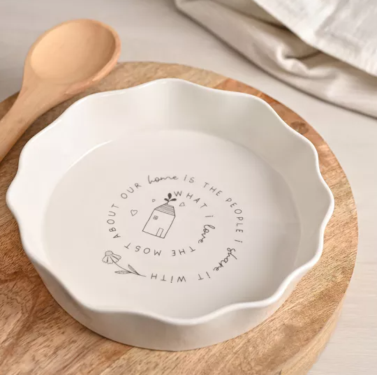 Moments Round Scolloped Flan Tray