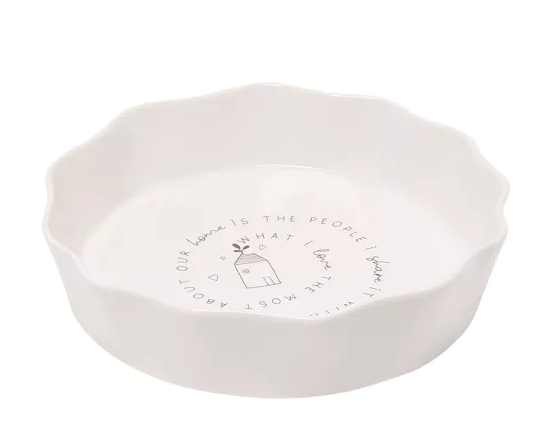 Moments Round Scolloped Flan Tray