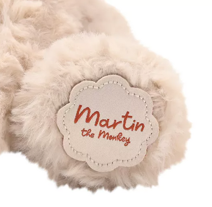 Martin The Plush Sitting Light Brown Monkey 22 cm