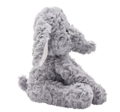 Ethel The Plush Sitting Grey Elephant 22 cm