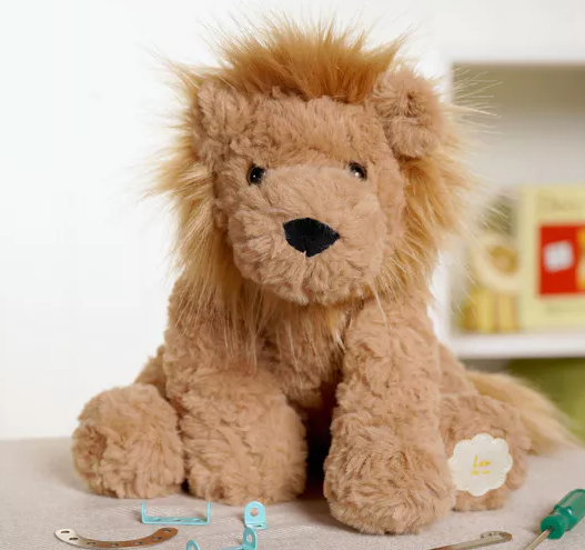 Leo The Plush Sitting Brown Lion 23 cm
