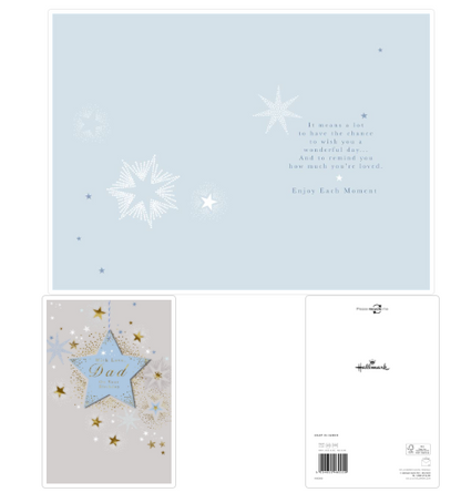 Dad Star Birthday Card