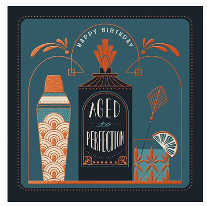 Aged to Perfection Birthday Card
