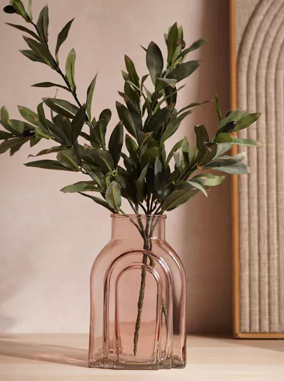 Hestia Glass Vase - Light Pink