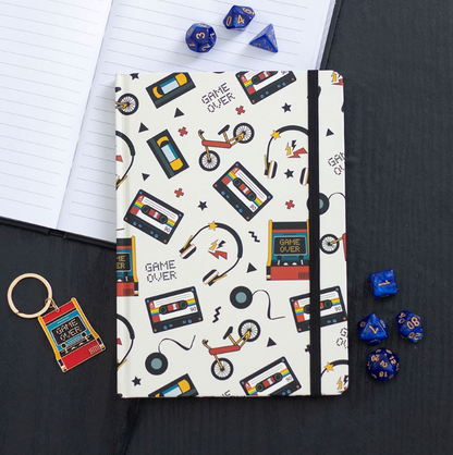 Retro 80s Print A5 Notebook