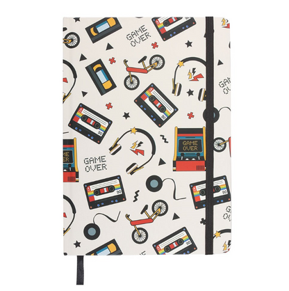 Retro 80s Print A5 Notebook