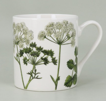 Gisela Graham Bone China Mug - Spring Hedgerow