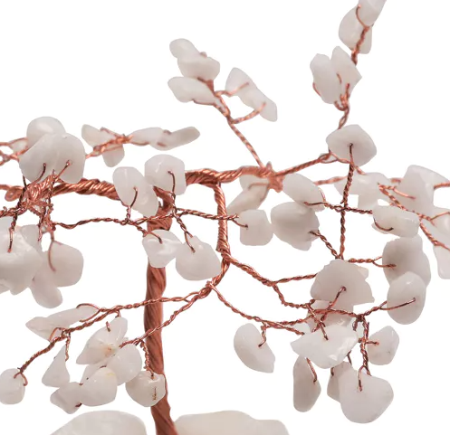 Gemstone Tree - White Jade