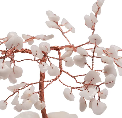 Gemstone Tree - White Jade