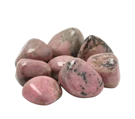 Single Rhodonite Tumbled & Polished Gemstone