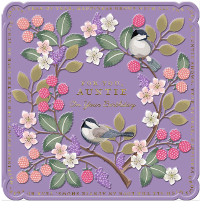 Auntie Bird Birthday Card