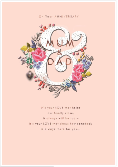 Mum & Dad Anniversary Card
