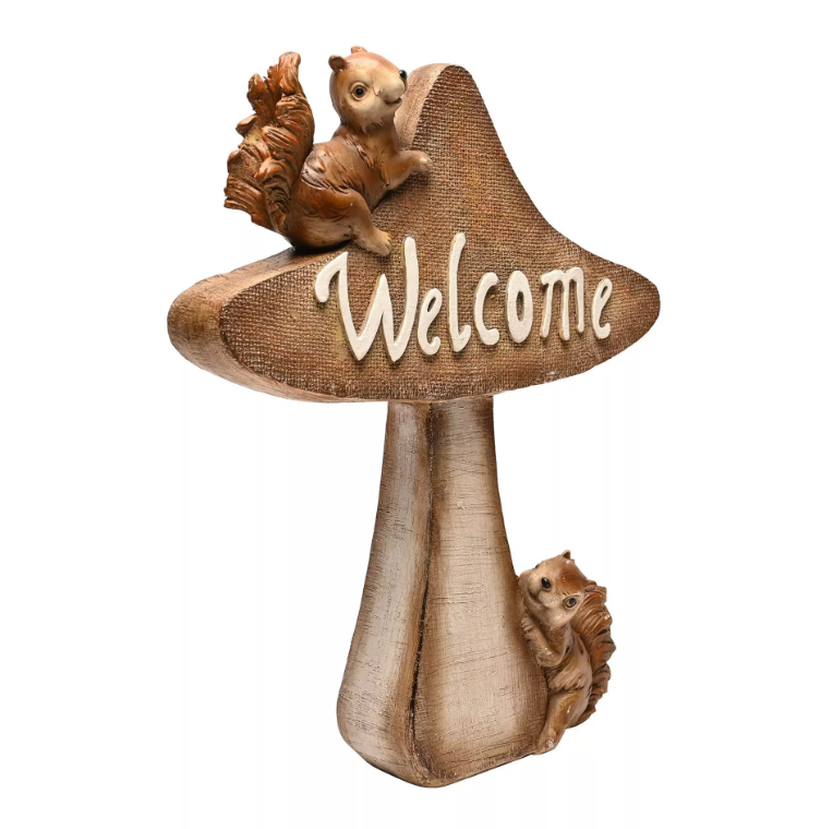 Country Living 2 Squirrels "Welcome" Ornament